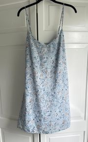 Blue Paisley Dress