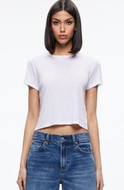 - Cindy Classic Cropped Tee White