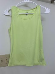 Neon Green Sleeveless  Workout Top!