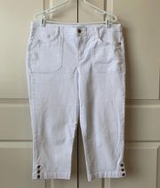 White Slimming Capris