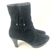Paul Green Faux Fur Lined Suede Boots  - Size 6