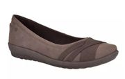 Women's Acasia Round Toe Slip-on Casual Flats Brown 8