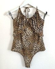 🖤💛Leopard Bodysuit XL