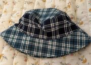 Green Plaid Bucket Hat