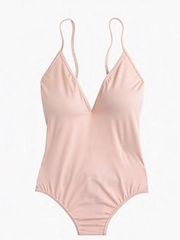 J. Crew Peach Playa Montauk‎ Cross back One Piece Women Size S