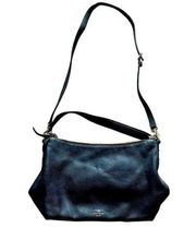 Kate Spade  Black Pebbled Leather Purse Handbag