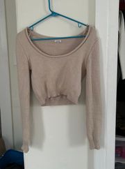 cropped sweater