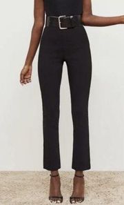 MM Lafleur The Foster Pant Black Side Zip Everstrech Dress Pants Trousers Sz 0