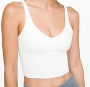 white  align tank top