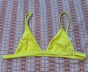 Los Angeles Apparel swim top triangle bathing suit swimsuit pool beach summer