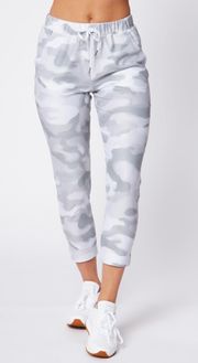 White And Grey Camo Jogger