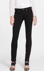 Helmut Lang Skinny Jeans in Black Overdye- Size 25