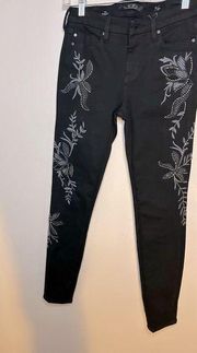 Stitch Fix LVPL Liverpool Skinny Beaded Embroidered jeans
