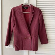 Vintage D’urban Japanese Suit Jacket Burgundy Wine Business Casual Valentine 