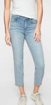 Athleta Sculptek Slim Straight Zion Wash Jeans 6