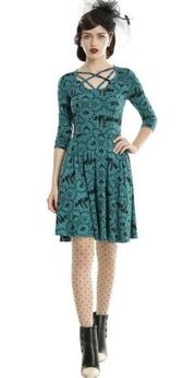 Fantastic Beasts Limited Edition Emerald Retro Dress Small