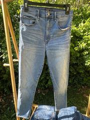 30/10S Abercrombie Skinny Jean with Frayed Ankle