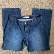 *Y2K* Tommy Hilfiger sz.6 trouser blue jeans straight leg