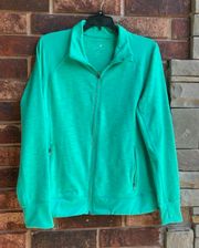 Activewear Mintish Green ZIP Jacket Lg