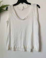 NWT Treasure&Bond White U Neck Muscle Tank