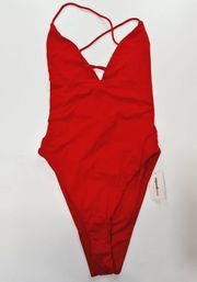 Superdown Rose One Piece in Red