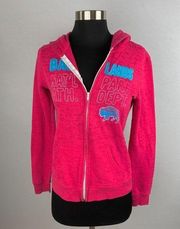 Blue 84 Pink Badlands National Park Buffalo Zip Hooded Jacket Juniors M