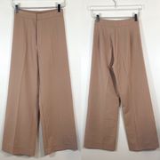 John Galt Neutral Tan Cream Wide Leg Business Casual Dress Pants Size small