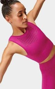 Sweaty Betty NWT 360 Workout Bra Phlox Pink size Sports Bra. SIZE 6