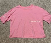 Cropped Pink  T-shirt