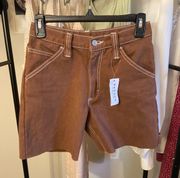 Brown Cargo Shorts