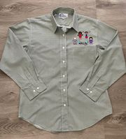 Women’s  Long Sleeve Button Up Teacher Shirt Size S