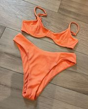 Orange  Underwire Bikini!