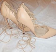 Strappy Nude Pumps