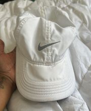 Nike White  dri fit hat