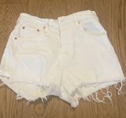 501 Shorts White