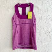 Lululemon  scoop neck work out tank top plum size 6