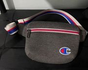 Champion belt bag gray striped belt