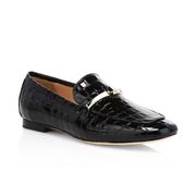 Lana Croc Embossed Loafers