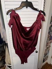 Maroon Body Suit