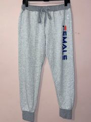 Gray Joggers Sweatpants “Female” Size S