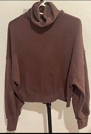 AGOLDE PURPLE TURTLENECK LONG SLEEVE SZ MEDIUM