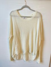 Carly Jean Los Angeles White Sweater