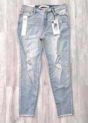 Mid Rise Skinny Jeans 30