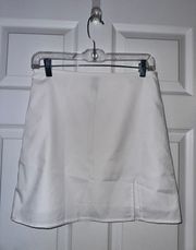 White Mini Tennis Skirt