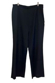 Lafayette 148 New York Womens Silk Hook & Eye Straight Leg Formal Pants Size 14