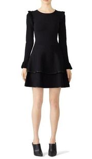 Parker Cameron Knit Dress in Black Small Womens Cocktail Sweater