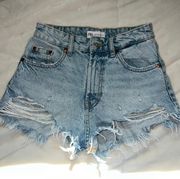 High Waisted Jean Shorts