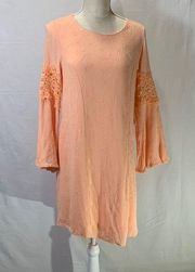 Peach Bohemian Style Dress Size L