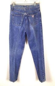 Vintage Guess high waisted straight leg denim jeans 28*