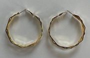 Ettika Earrings Womens Jewelry Gold Round Hoop Geo Revolve Layered Medium